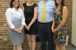 (left to right): Ali Stewart, Donna Pahli, Dave Parenti, and Stacey Herbold