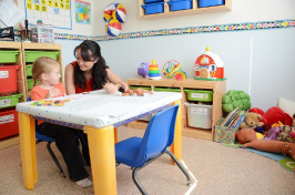 image of child in a classroom