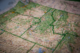Image of Idaho on a map.