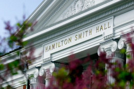 Detail of Hamilton Smith Hall