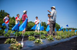 Peruvian farmers at the University of New Hampshire