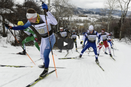 UNH Nordic skier Peter Holmes