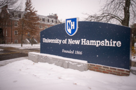 The UNH campus in winter 