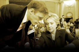 Image of Jake Sullivan and Hilary Clinton