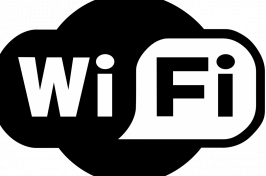 WiFi graphic - black and white
