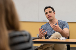 photo of Jaed Coffin teaching