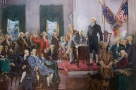 painting: Signing of the Constitution