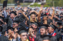 UNH graduates at Commencement 