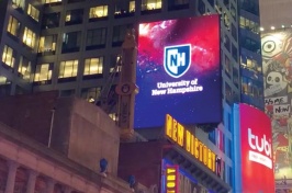 NYC waterfall billboard