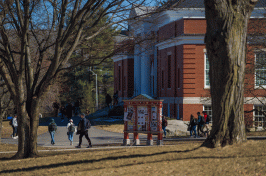 The UNH campus in early spring 