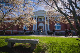 UNH's Hamilton Smith Hall in spring
