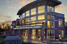 UNH Law School at sunset