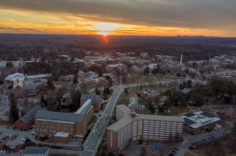Campus sunset