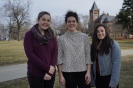 Colleen Parisi ’20, Laura Howard ’20,  Alexia Gianoulis ‘21 - CFAR mentors