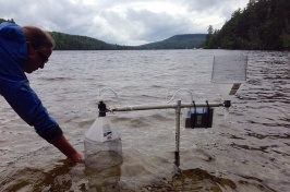 lake monitoring kit in water