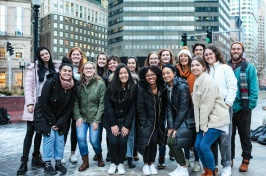 Spring cohort of Semester in the City interns