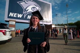 Student at graduation