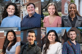 montage of 8 student fellows