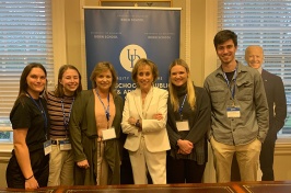 UNH group with Valerie Biden