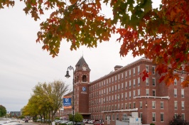 UNH Manchester building in fall