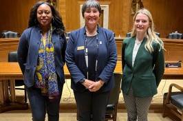 Cari Moorhead, Jo Field and Shantel Palacio in D.C. 