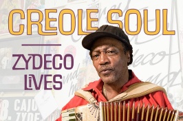 cover of Creole Soul shows man with accordion