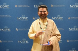 Yashwant Prakash Vyas wins an NCORE award