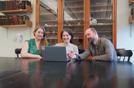 UNH Soil BioME researchers collaborating on soil sustainability research to address environmental challenges.
