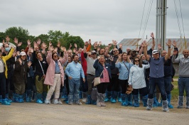 Stonyfield Organic employee ODRF visit