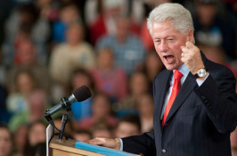 President Bill Clinton visits UNH