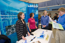 career and internship fair participants