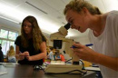 Winnacunnet High students Jenna Roy and Olivia Bessemer