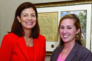 U.S. Sen. Kelly Ayotte with Taylor Reidy '14