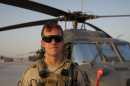 eric hansen with air force helicopter