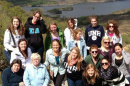 students on ireland study abroad trip