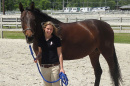 kate frazier with horse