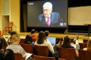 Students at the University of New Hampshire learned about relations with China from Henry Kissinger on Tuesday night. (KIMBERLEY HAAS/Union Leader Correspondent)