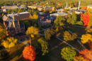 An aerial view of the UNH campus