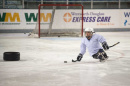 UNH/Northeast Passage sled hockey player