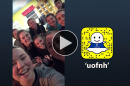 UNH students on an alternative break challenge take over UNH's Snapchat