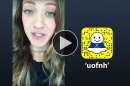 Allison Bellucci takes over UNH's Snapchat account