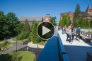 Students walking to class at the University of New Hampshire