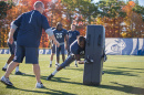 UNH professor Erik Swartz's helmetless football research