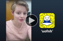 Juliana Good '21 takes over UNH's Snapchat