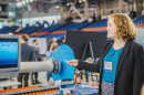 UNH student at Undergraduate Research Conference science and engineering symposium