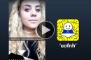 UNH student Paula Camara ’19 takes over UNH's Snapchat account