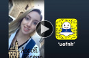 UNH student Tia Floyd ’19 takes over the “uofnh” Snapchat account