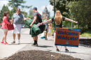 a UNH student arriving at June orientation