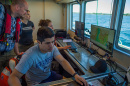 UNH GEBCO scholars are collecting both bathymetry data and backscatter data on the R/V Gulf Surveyor research vessel