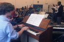 UNH wind symphony in rehearsal